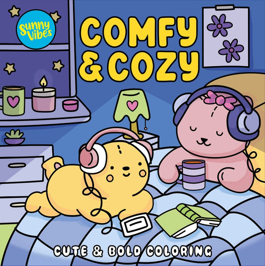 Comfy & Cozy Coloring Book