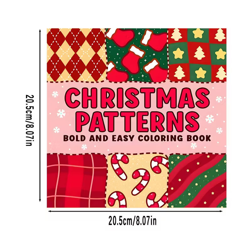 Christmas Patterns Coloring Book