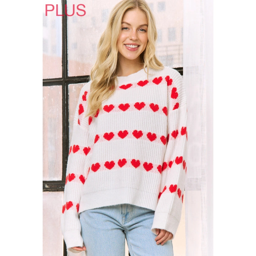 Lover's Lane Heart Sweater