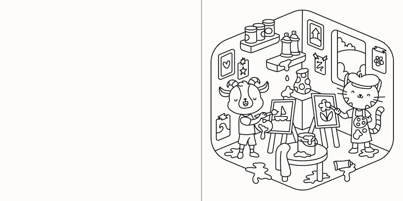 Best Friends Coloring Book