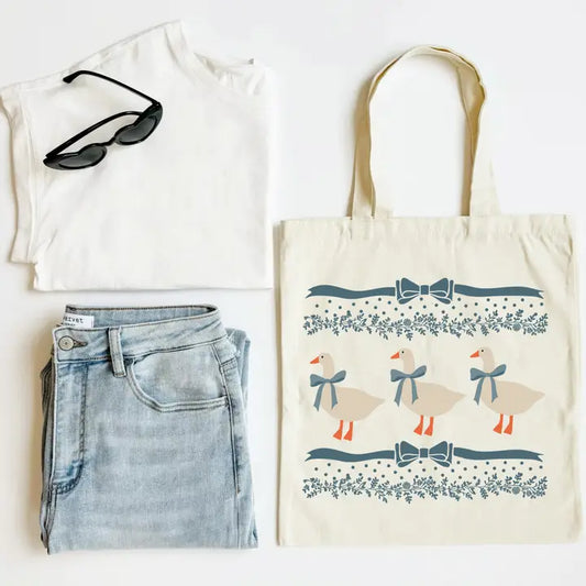 Vintage Goose Tote Bag