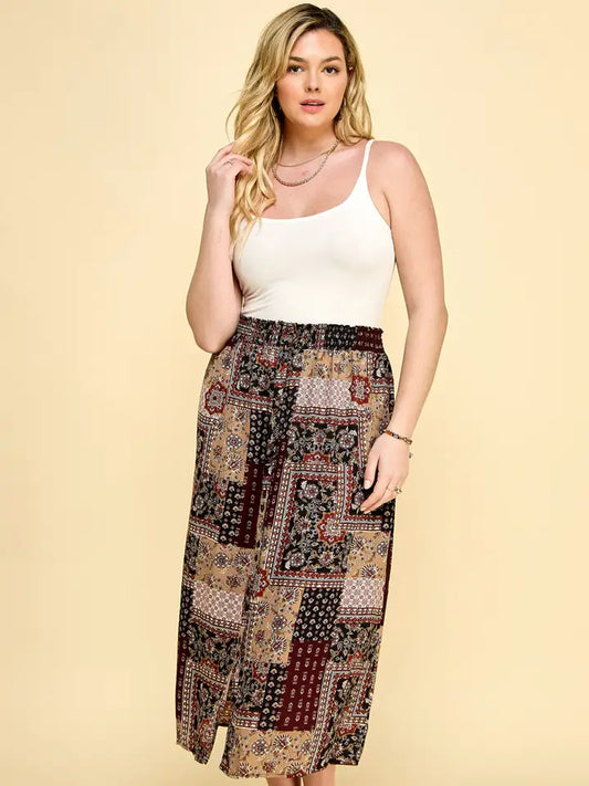 Boho Quilted Skirt