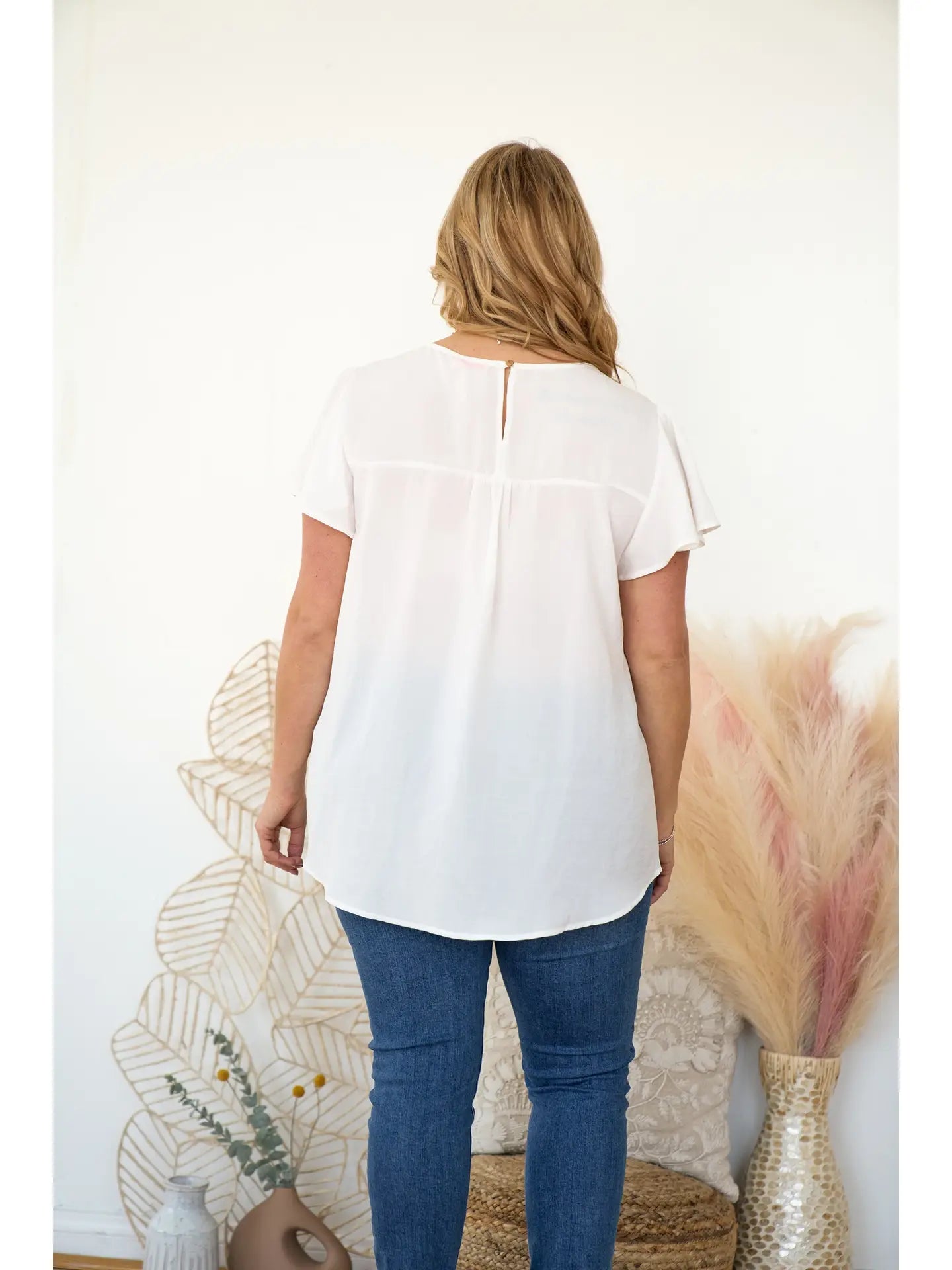 Breezy Embroidered Blouse