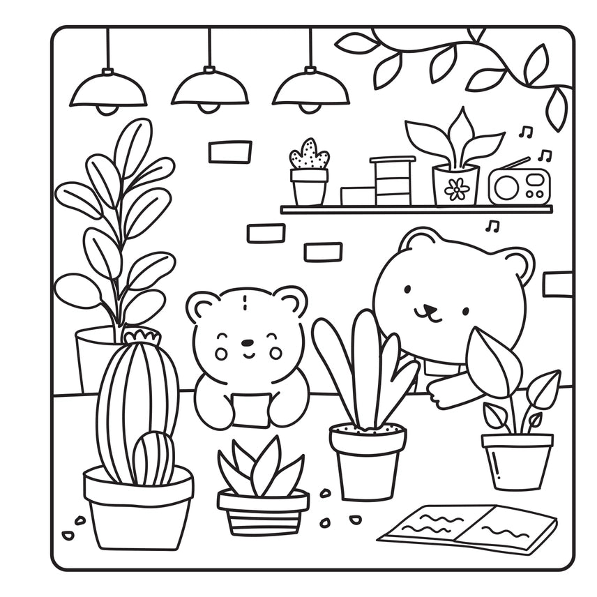 Rest & Relax Coloring Book