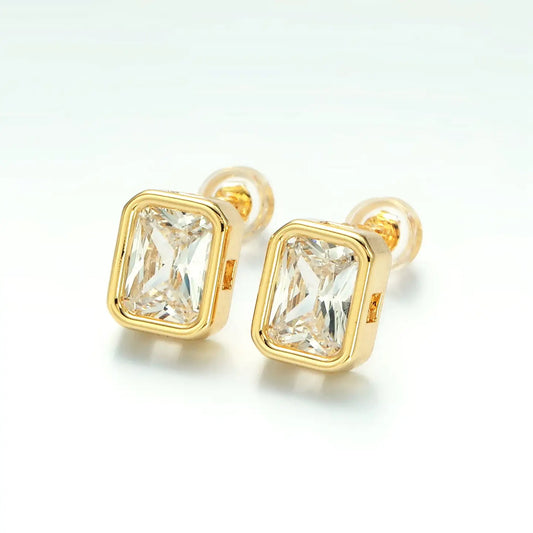Baguette Stud Earrings