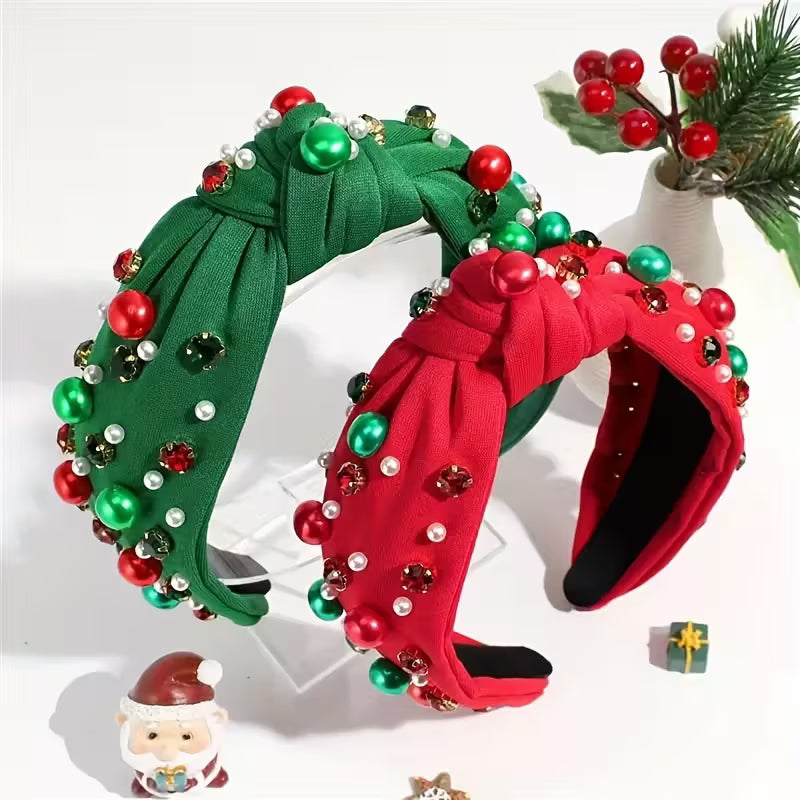 Jeweled Holiday Headbands