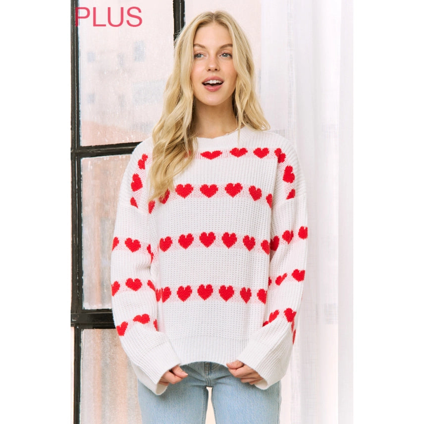 Lover's Lane Heart Sweater