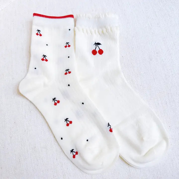 Cherry Socks