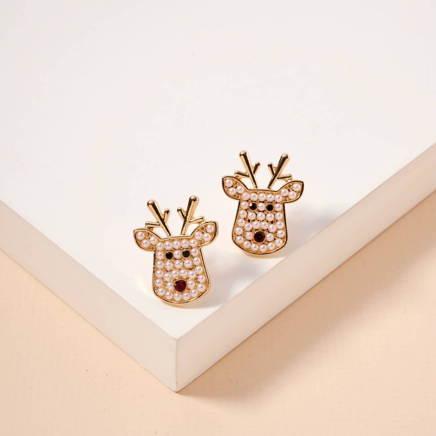 Christmas Rudolph Stud Earrings