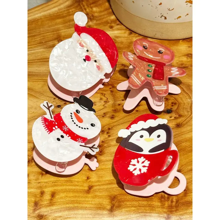 Christmas Characters Claw Clips