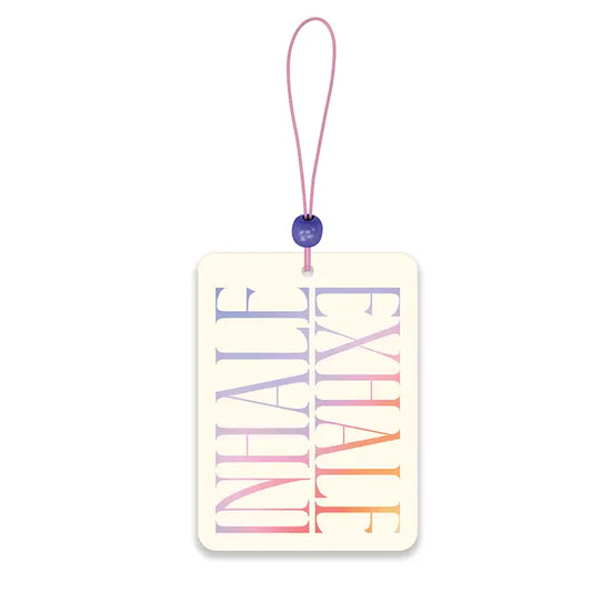 Inhale Exhale Car Air Freshener