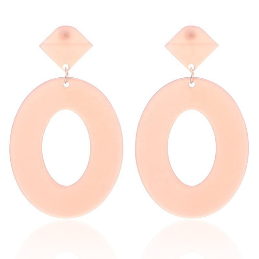 Large Pink Earrings
