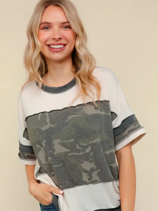 French Terry Camouflage Shirt