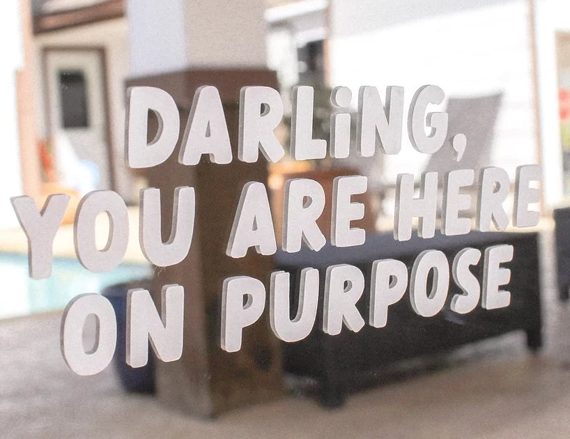 Here on Purpose Decal