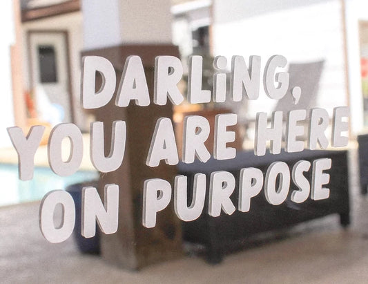 Here on Purpose Decal