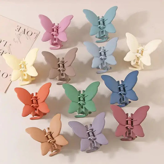 Matte Butterfly Claw Clips