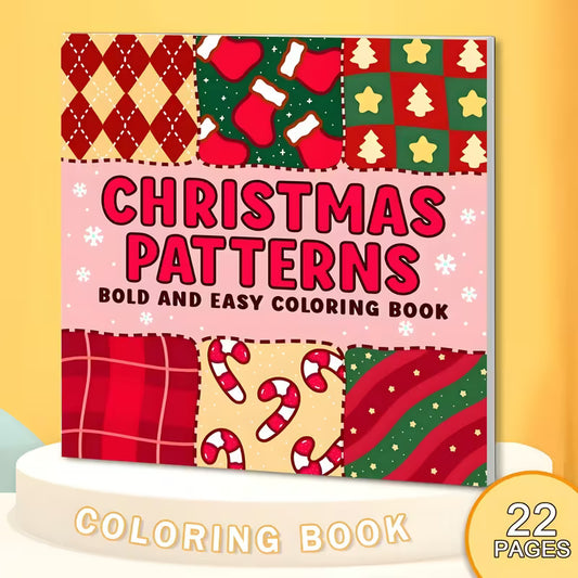 Christmas Patterns Coloring Book
