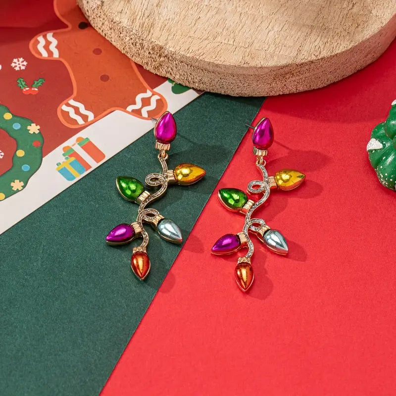 Christmas Lights Earrings