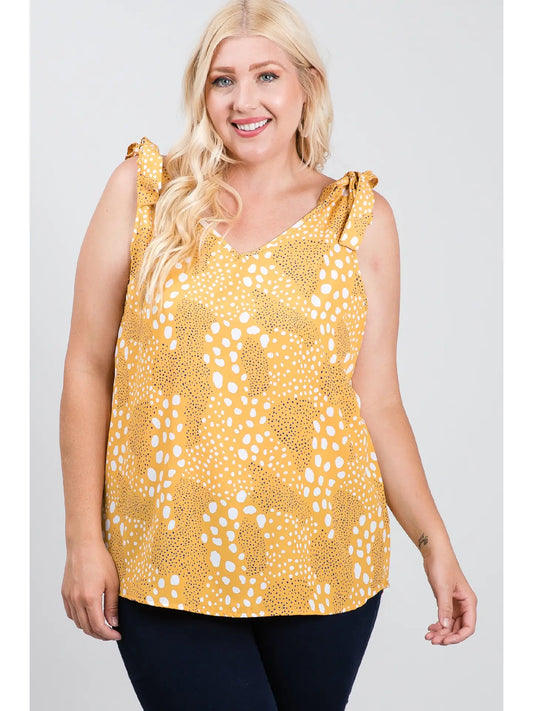 Printed Woven Cami Top