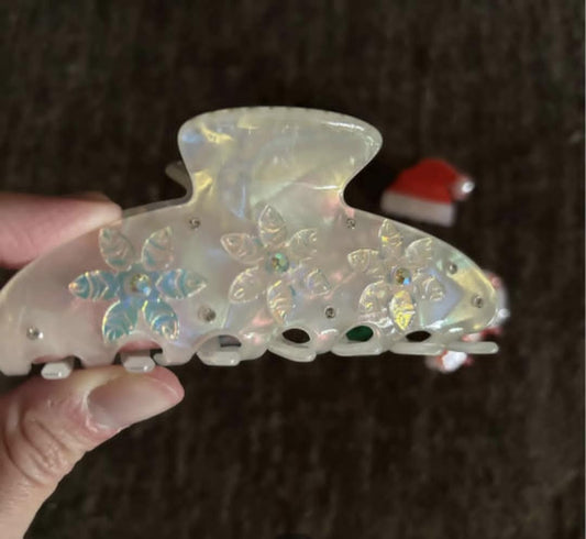 Snowflake Claw Clip