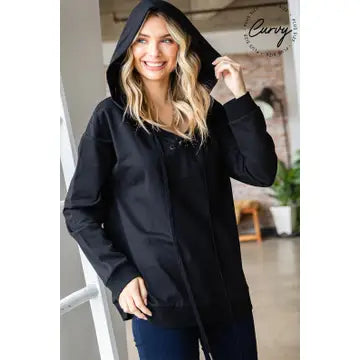 Cotton Hooded Top