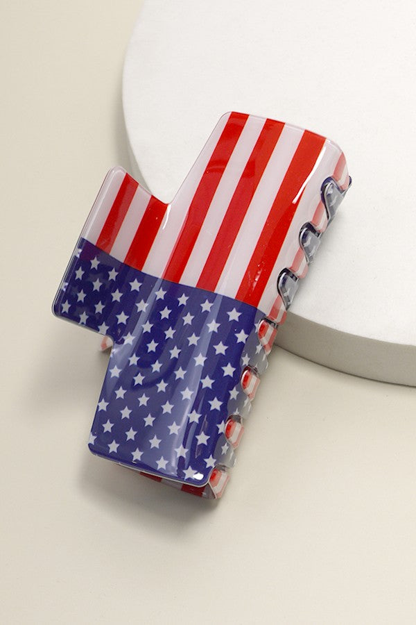 4th of July Claw Clips