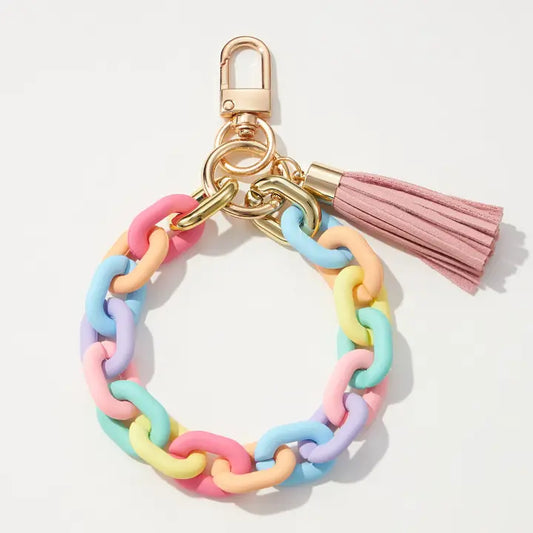 Matte Silicone Keychain