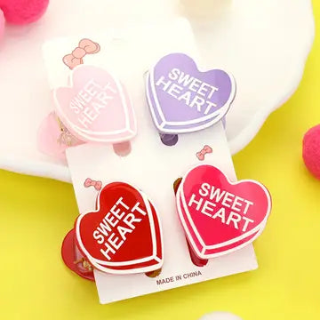 Sweetheart Claw Clips