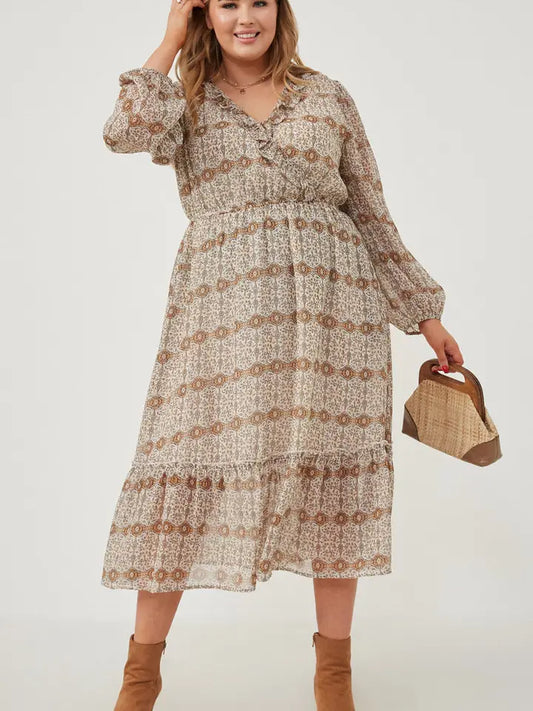 Boho Ruffle Dress