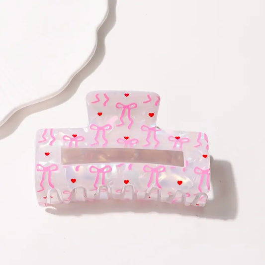 Pink Coquette Claw Clip