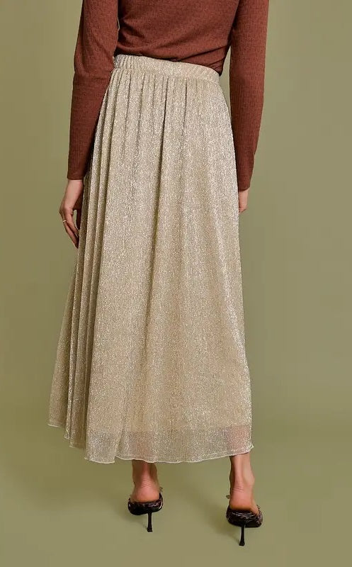 Gold Maxi Skirt