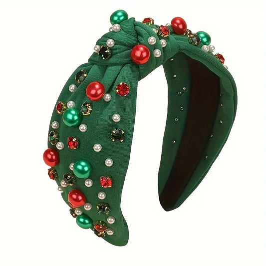 Green Holiday Headband