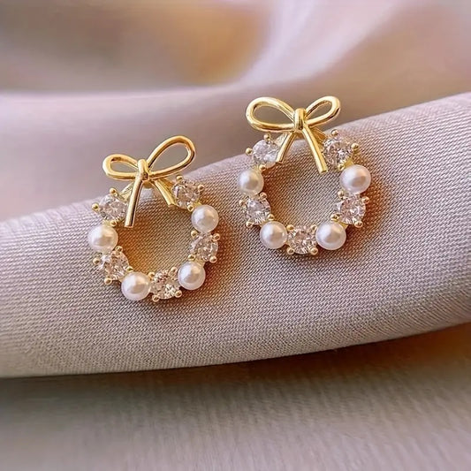 Jeweled Wreath Earrings