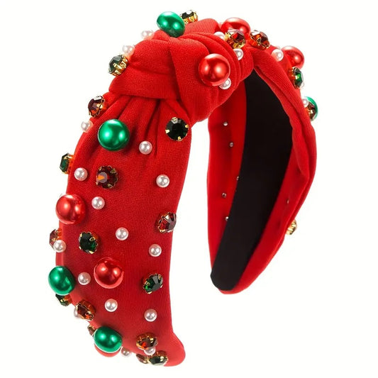 Red Holiday Headband