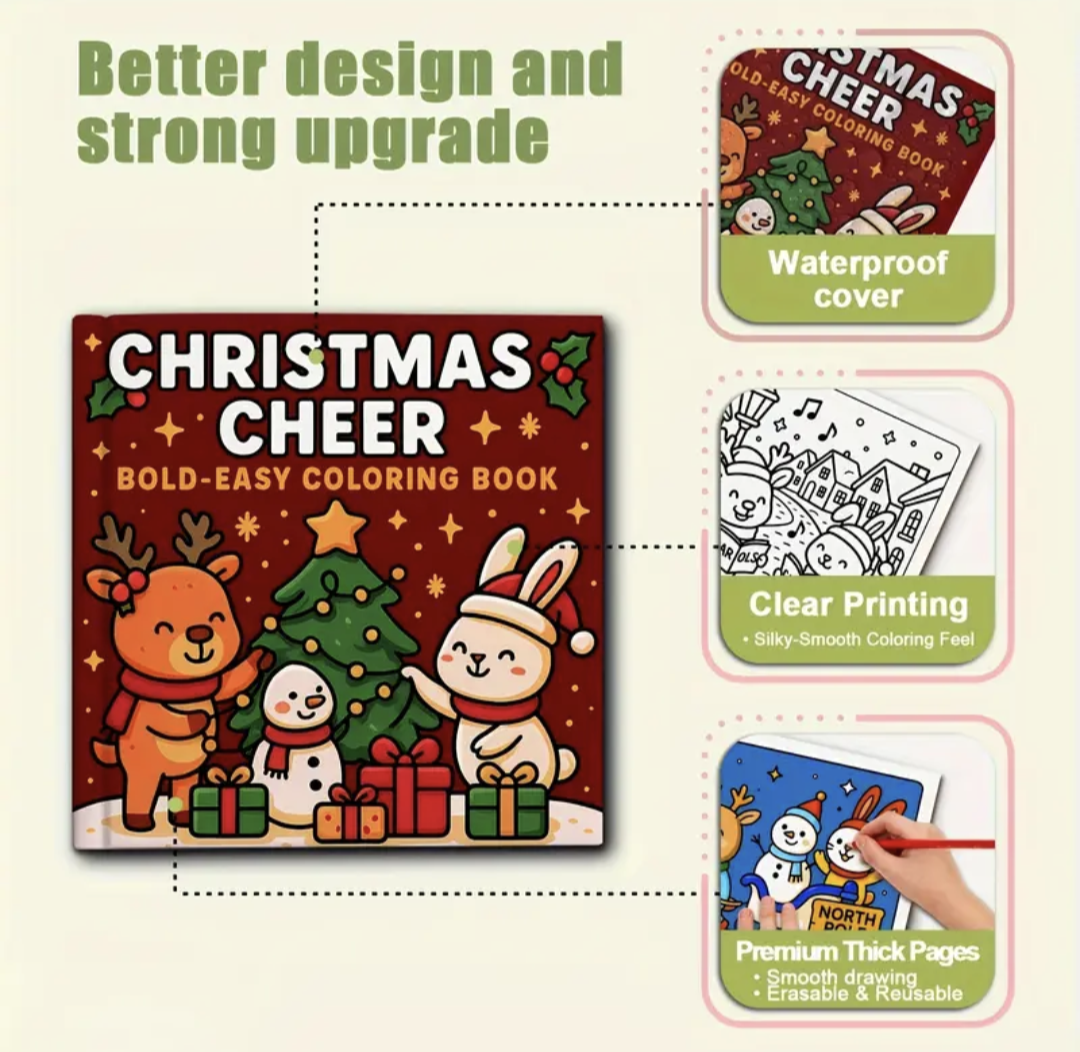 Christmas Cheer Coloring Book