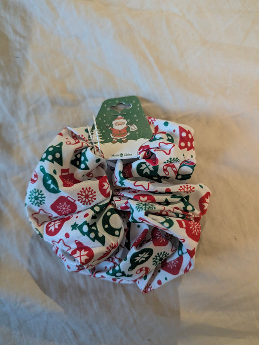 Christmas Scrunchie - Ornaments