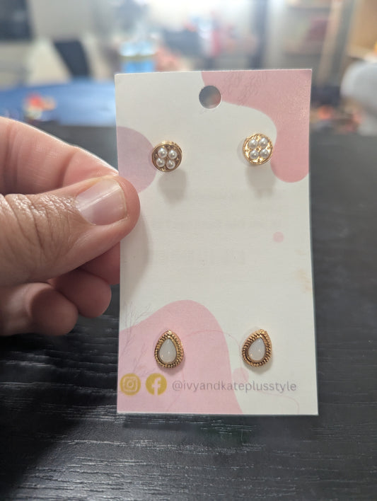 Small Double Earring Set