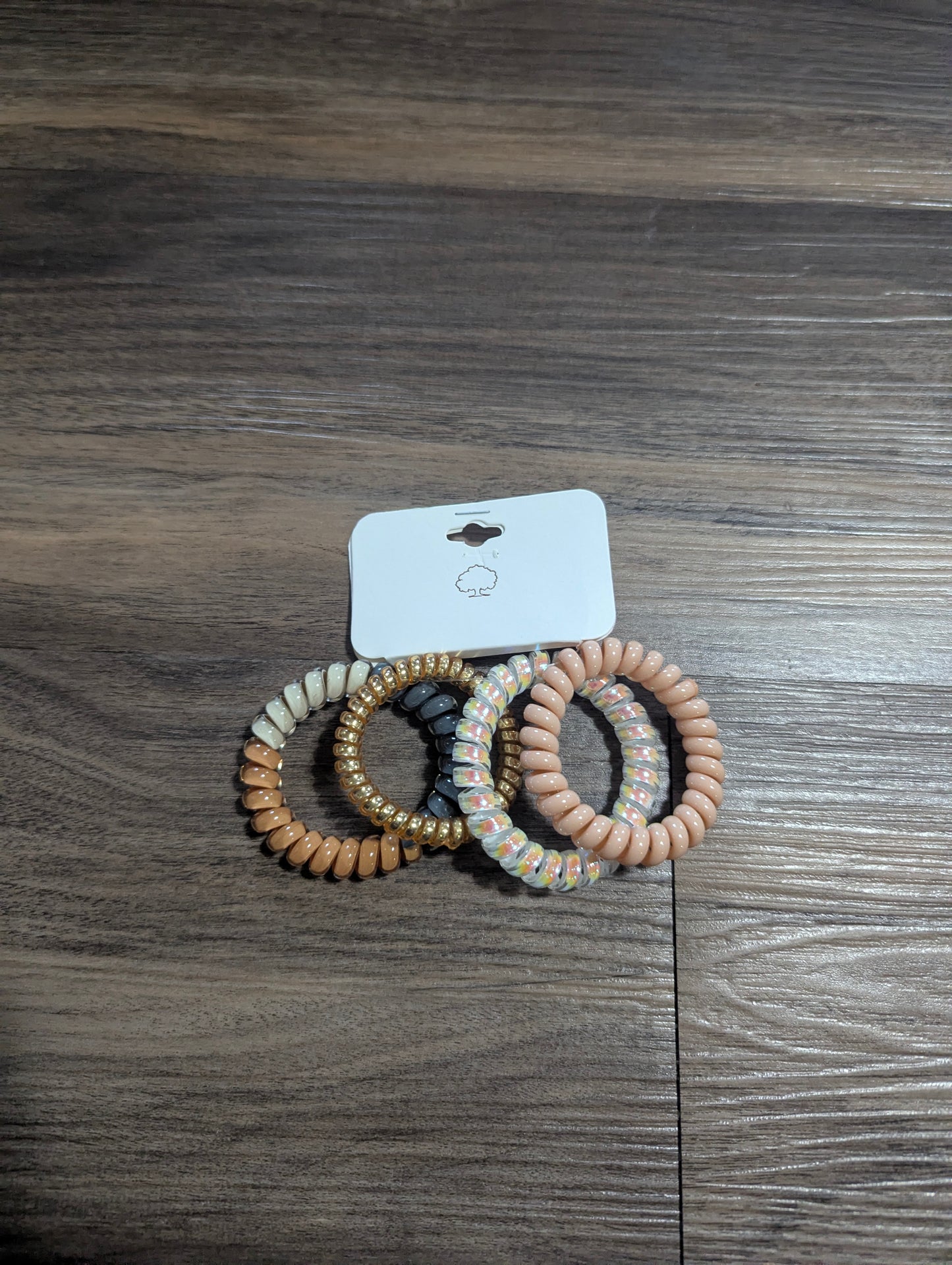 Fall Neutrals Spiral Hair Ties