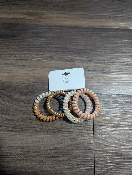 Fall Neutrals Spiral Hair Ties